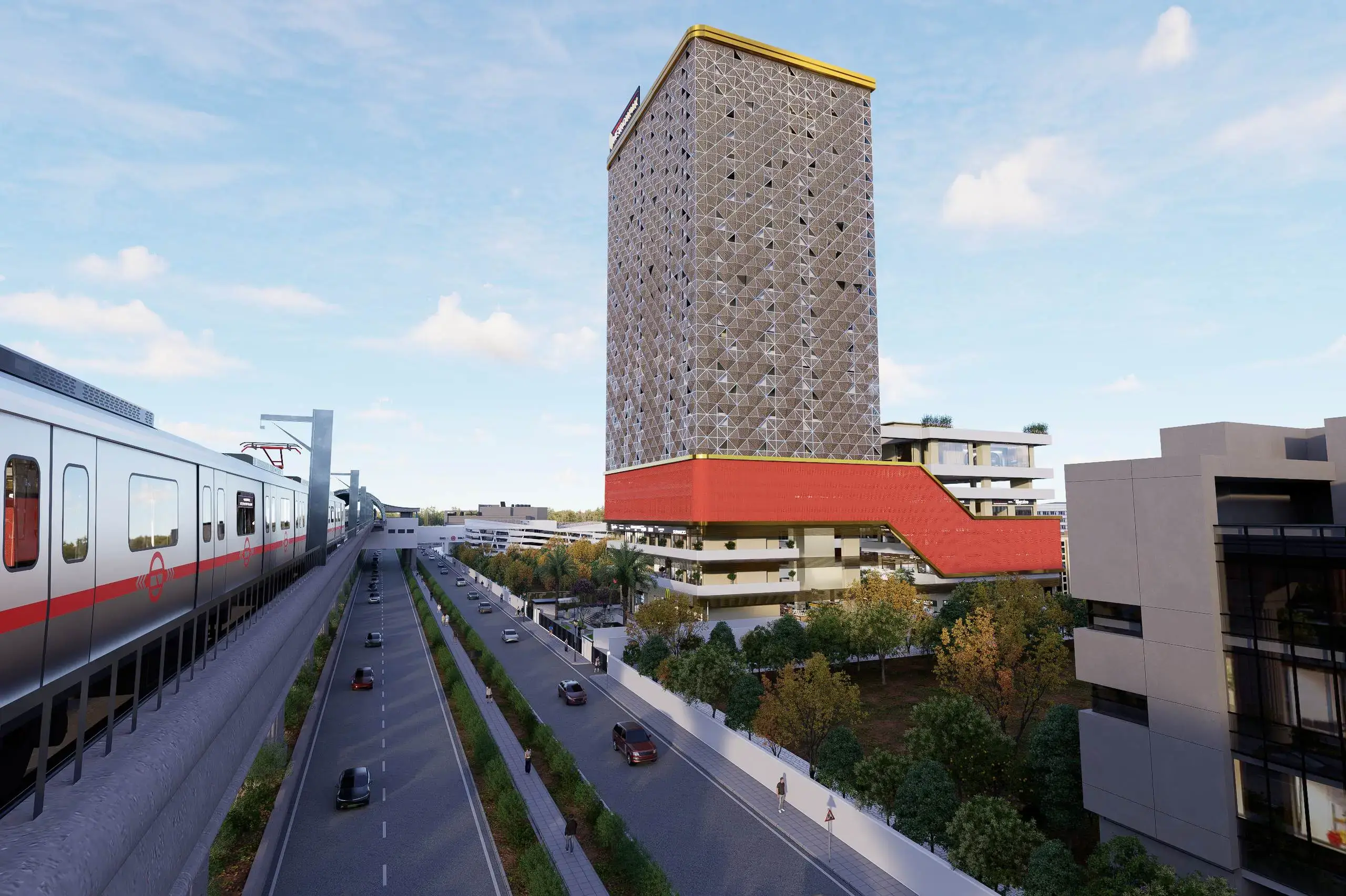 levante metro walk building